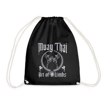 Kickboxing Muay Thaï - Sac de sport léger - noir - Devant