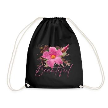 Fleurs Beautiful Parvati - Sac de sport léger - noir - Devant