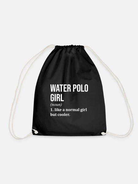 Wasserball, Wasserball, Wasserball, - Turnbeutel - Schwarz