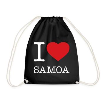 J’ADORE SAMOA - Sac de sport léger - noir - Devant