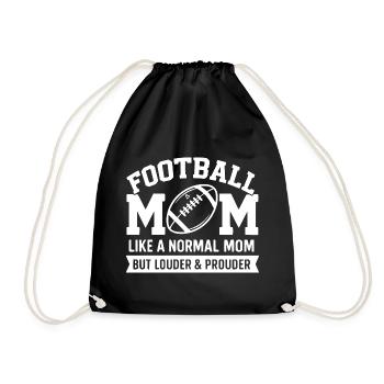Mother American Football Mom - Drawstring Bag - black - Front