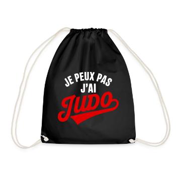 Je Peux Pas J’ai Judo  Humour Judoka - Sac de sport léger - noir - Devant