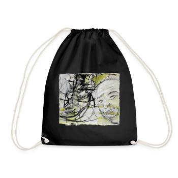 Un vieil homme se souvient - Sac de sport léger - noir - Devant