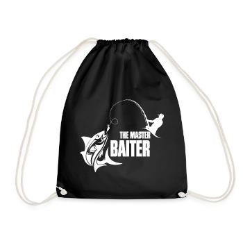 Thème de l’appât Maître Pêcheur - Sac de sport léger - noir - Devant