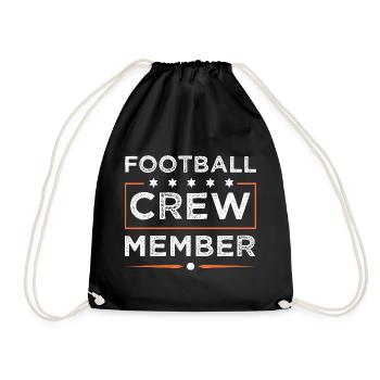 Équipe de football - Sac de sport léger - noir - Devant