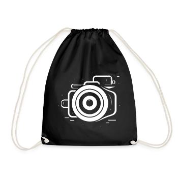 Mise au point de la caméra - Sac de sport léger - noir - Devant