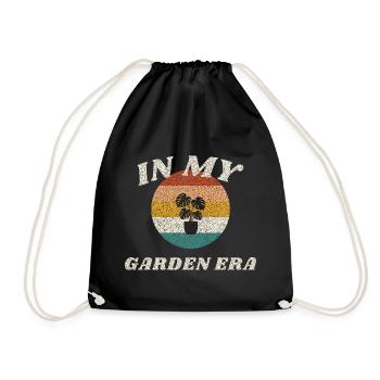 In My Garden Era Retro - Drawstring Bag - black - Front