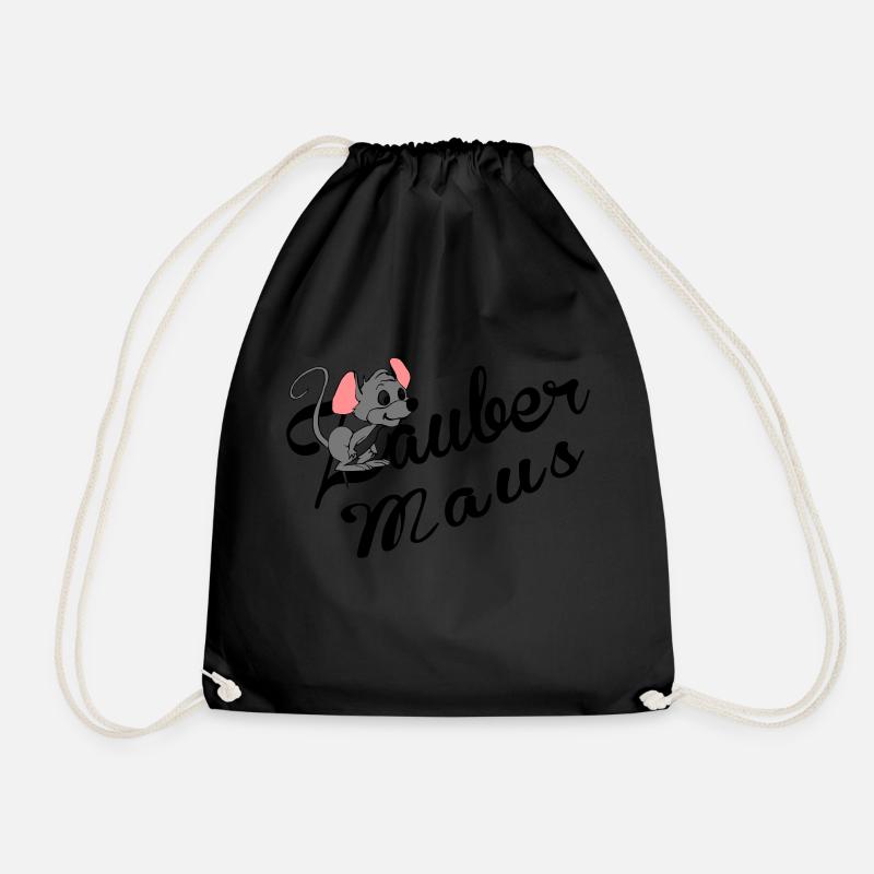 Zauber Maus - Turnbeutel - Schwarz