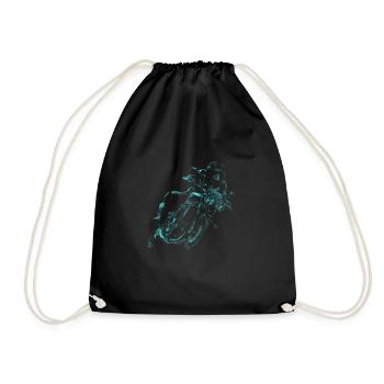 motorcycle - Sac de sport léger - noir - Devant