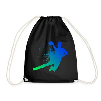 Handball Handball Players Women's Handball Games - Drawstring Bag - black - Front