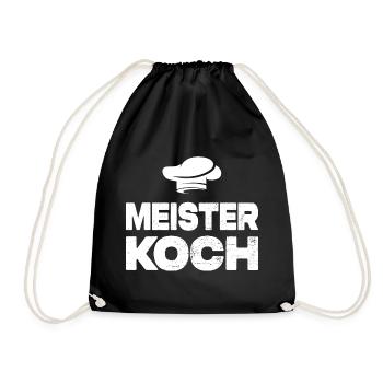 Meister Koch - Turnbeutel - Schwarz - Vorne