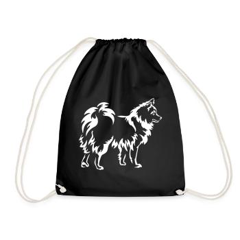 Spitz "Black Edition" - Drawstring Bag - black - Front