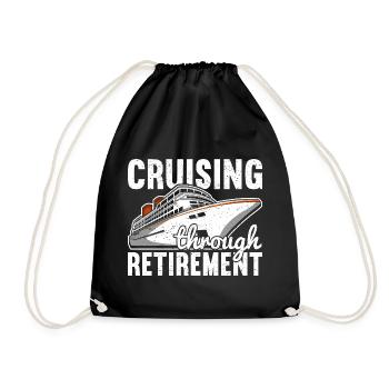 Croisière Croisière Vacances Croisière en famille - Sac de sport léger - noir - Devant