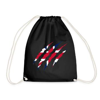 BRITISH CLAW - Drawstring Bag - black - Front