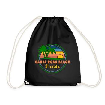 Santa Rosa Beach - Drawstring Bag - black - Front
