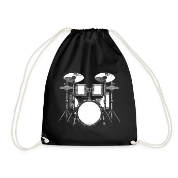 Graphiques de batterie - Sac de sport léger - noir - Devant