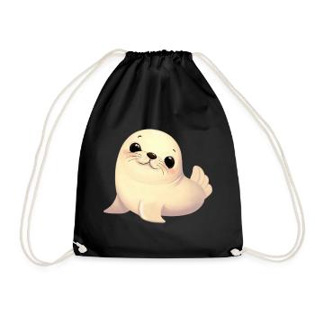 Phoque - Sac de sport léger - noir - Devant