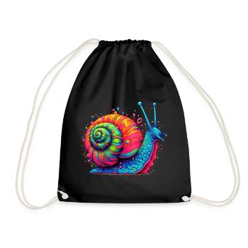 Escargot - Sac de sport léger - noir - Devant