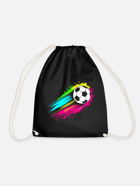 Fußball - Turnbeutel - Schwarz