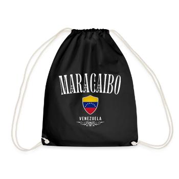 Maracaibo Venezuela, souvenir Maracaibo - Drawstring Bag - black - Front