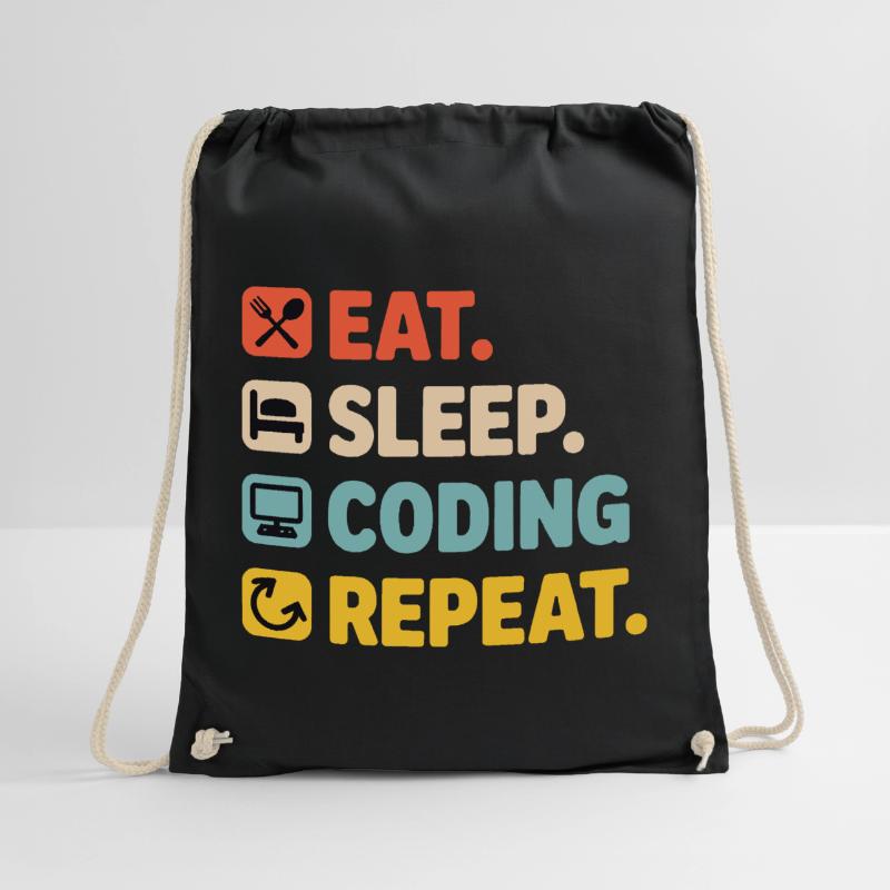 Programmer's Life Humor for Programmers Drawstring Bag