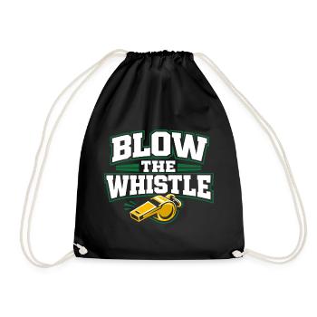 Soccer Training Youth Sports Coach - Drawstring Bag - black - Front