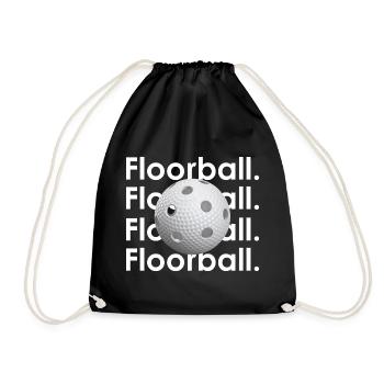 Floorball Graphic - Sac de sport léger - noir - Devant