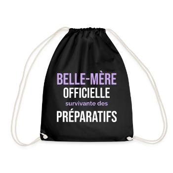 Belle-Mère Officielle — Survivante des Préparatifs - Sac de sport léger - noir - Devant