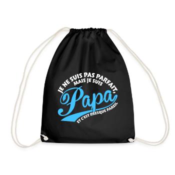Parfait Papa - Sac de sport léger - noir - Devant