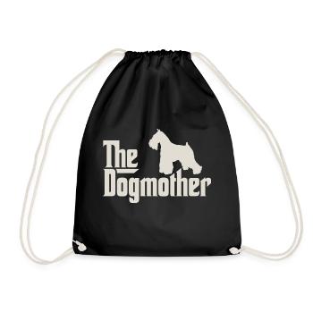 The Dogmother - Miniature Schnauzer Schnauzer - Drawstring Bag - black - Front