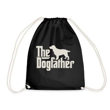 Le Dogfather - Cocker anglais - Sac de sport léger - noir - Devant