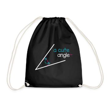 Teacher Shirt- Cute Angle - Turnbeutel - Schwarz - Vorne