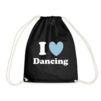 Dancing - Turnbeutel - Schwarz - Vorne