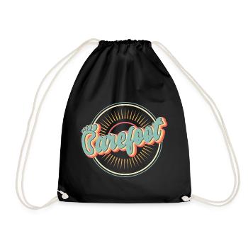 nature d’heure d’été pieds nus - Sac de sport léger - noir - Devant