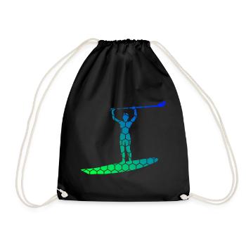 Stand up Paddle Board Sup Femmes Standup Paddle - Sac de sport léger - noir - Devant