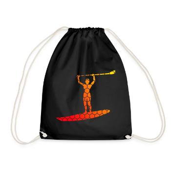 Standup Paddle Sup Standup Paddleboard Standup Pad - Sac de sport léger - noir - Devant