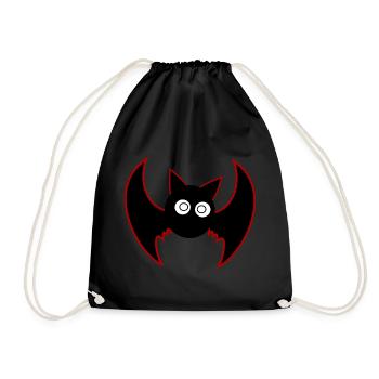 Halloween Bat - Drawstring Bag - black - Front