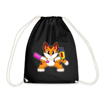 Tiger Hairdresser Comb Hair Dryer - Drawstring Bag - black - Front