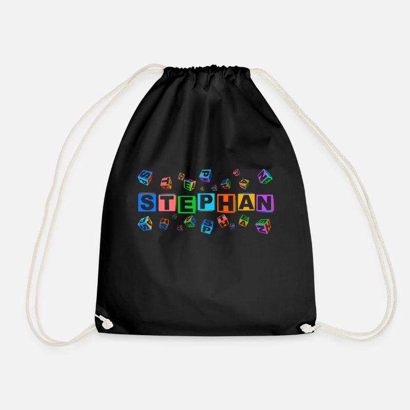 STEPHAN colourful cubes - Turnbeutel - Schwarz
