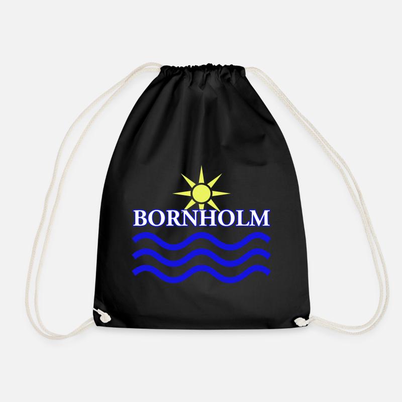 BORNHOLM-Sun Water - Turnbeutel - Schwarz