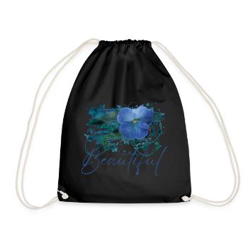 Fleurs Beautiful Dana - Sac de sport léger - noir - Devant