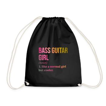 basse - Sac de sport léger - noir - Devant