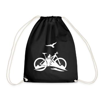 Vtt - Sac de sport léger - noir - Devant
