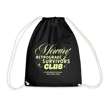 Club des survivants de Mercure rétrograde - Sac de sport léger - noir - Devant