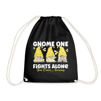 Gnome One combat seul le cancer des os - Sac de sport léger - noir - Devant
