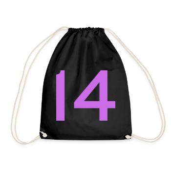 14 - Sac de sport léger - noir - Devant