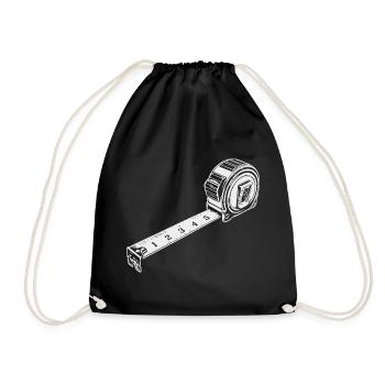 mètre ruban - Sac de sport léger - noir - Devant