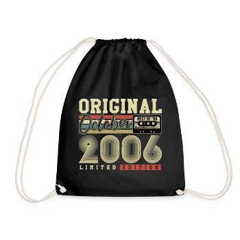 Original octobre 2006 – 20e anniversaire Rétro - Sac de sport léger - noir - Devant