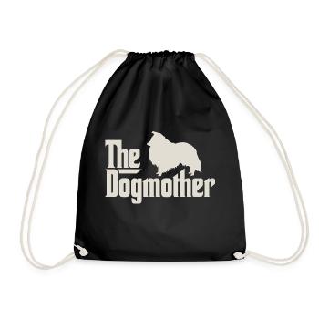 Le Dogmother - Shetland, Sheltie - Sac de sport léger - noir - Devant