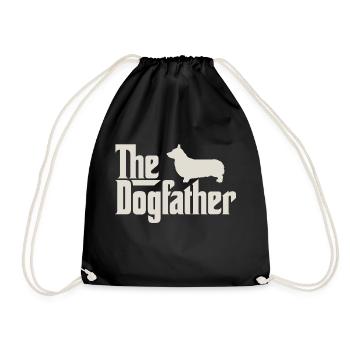 Le Dogfather - Pembroke Welsh Corgi - Sac de sport léger - noir - Devant